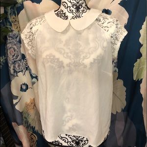 Peter Pan collar top